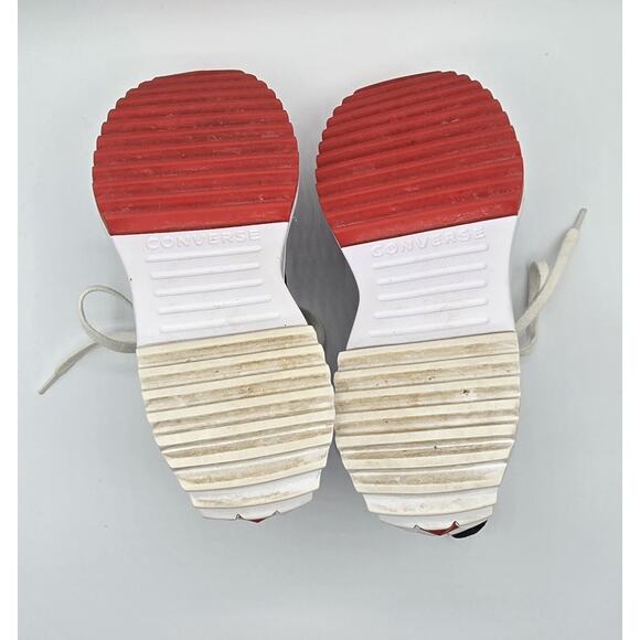 Converse Run Star Hike Platform Sneakers Made With Love Black Womens 7.5 Mens 6 - Picture 7 of 8